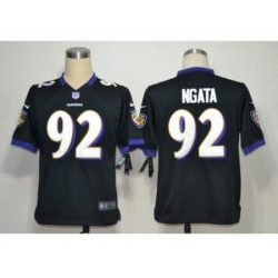 Nike Baltimore Ravens 92 Haloti Ngata Black Game NFL Jersey