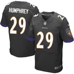 Nike Ravens #29 Marlon Humphrey Black Alternate Mens Stitched NFL New Elite Jersey