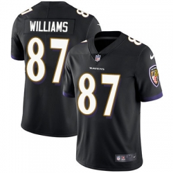 Nike Ravens #87 Maxx Williams Black Alternate Mens Stitched NFL Vapor Untouchable Limited Jersey