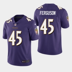 Ravens 45 Jaylon Ferguson Purple 2019 NFL Draft First Round Pick Vapor Untouchable Limited Jersey