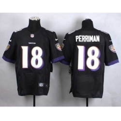 nike jerseys baltimore ravens 18 perriman black[Elite]