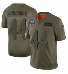 Womens Baltimore Ravens 44 Marlon Humphrey Limited Camo 2019 Salute to Service Football Jersey