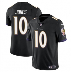 Youth Baltimore Ravens 10 Emory Jones Black Vapor Limited Football Jersey