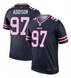 Men Buffalo Bills Mario Addison Navy Legend Inverted Jersey By Nike