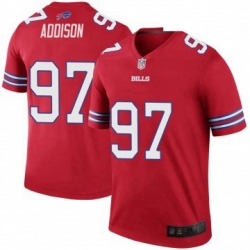 Men Buffalo Bills Mario Addison Red Legend Color Rush Jersey By Nike