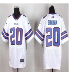 New Buffalo Bills #20 Corey Graham White Men Stitched NFL New Elite Jersey