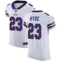 Nike Bills #23 Micah Hyde White Mens Stitched NFL Vapor Untouchable Elite Jersey