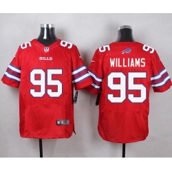 Nike Bills #95 Kyle Williams Red Mens Stitched NFL Elite Rush Jersey