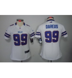 Women Nike Buffalo Bills 99 Marcell Dareus White Color Limited Jerseys