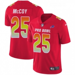 Womens Nike Buffalo Bills 25 LeSean McCoy Limited Red 2018 Pro Bowl NFL Jersey