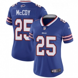 Womens Nike Buffalo Bills 25 LeSean McCoy Royal Blue Team Color Vapor Untouchable Limited Player NFL Jersey