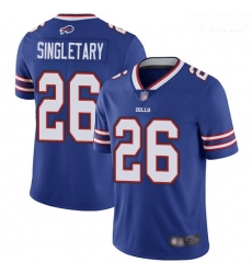 Bills #26 Devin Singletary Royal Blue Team Color Youth Stitched Football Vapor Untouchable Limited Jersey