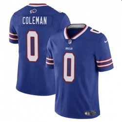 Youth Buffalo Bills 0 Keon Coleman Blue 2024 Draft Vapor Untouchable Limited Stitched Football Jersey