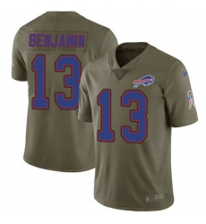 Youth Nike Buffalo Bills 13 Kelvin Benjamin Limited Olive 2017 Salute to Service NFL Jersey