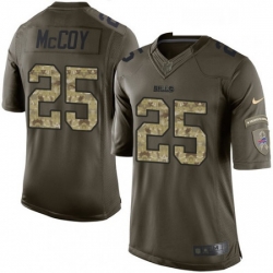 Youth Nike Buffalo Bills 25 LeSean McCoy Elite Green Salute to Service NFL Jersey