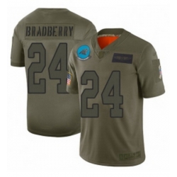 Men Carolina Panthers 24 James Bradberry Limited Camo 2019 Salute to Service Football Jersey