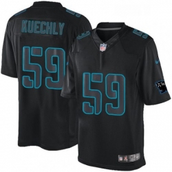 Mens Nike Carolina Panthers 59 Luke Kuechly Limited Black Impact NFL Jersey