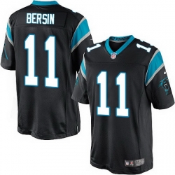 Nike Panthers #11 Brenton Bersin Black Team Color Mens Stitched NFL Elite Jersey