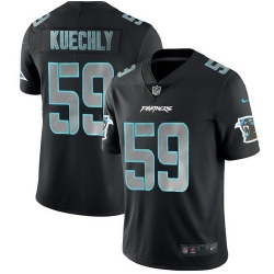 Nike Panthers 59 Luke Kechly Black Vapor Impact Limited Jersey