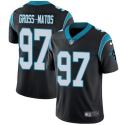 Nike Panthers 97 Yetur Gross Matos Black Team Color Men Stitched NFL Vapor Untouchable Limited Jersey