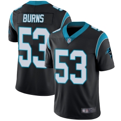 Panthers 53 Brian Burns Black Team Color Men Stitched Football Vapor Untouchable Limited Jersey