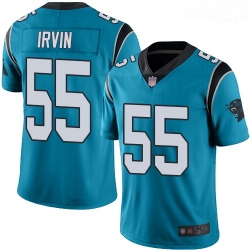 Panthers 55 Bruce Irvin Blue Alternate Men Stitched Football Vapor Untouchable Limited Jersey