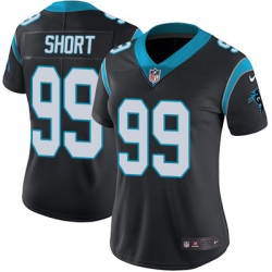 Nike Panthers #99 Kawann Short Black Team Color Womens Stitched NFL Vapor Untouchable Limited Jersey