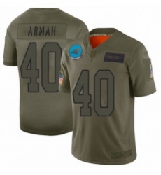 Womens Carolina Panthers 40 Alex Armah Limited Camo 2019 Salute to Service Football Jersey