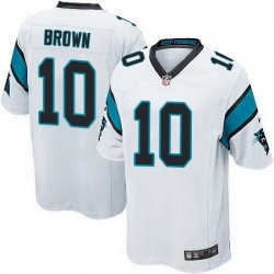 Nike Panthers #10 Corey Brown White Youth Stitched NFL Elite Jersey