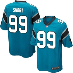 Nike Panthers #99 Kawann Short Blue Alternate Youth Stitched NFL Elite Jersey