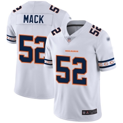 Bears 52 Khalil Mack White Mens Stitched Football Limited Team Logo Fashion Jersey