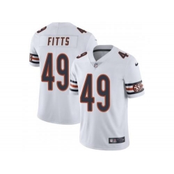 Kylie Fitts Chicago Bears #49 Men Color Rush Legend Nike Jersey White