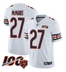 Men Chicago Bears 27 Sherrick McManis White Vapor Untouchable Limited Player 100th Season Football Jersey