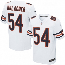 Mens Nike Chicago Bears 54 Brian Urlacher Elite White NFL Jersey