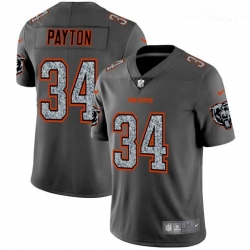 Nike Bears 34 Walter Payton Gray Camo Vapor Untouchable Limited Jersey