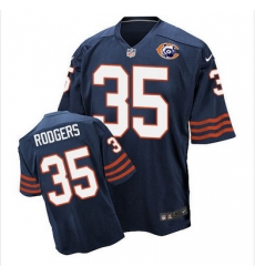 Nike Bears #35 Jacquizz Rodgers Navy Blue Throwback Mens Stitched NFL Elite Jersey