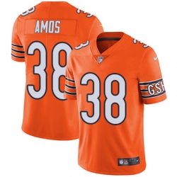 Nike Bears #38 Adrian Amos Orange Mens Stitched NFL Limited Rush Jersey