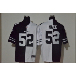 Nike Bears 52 Khalil Mack Black And White Split Vapor Untouchable Limited Jersey