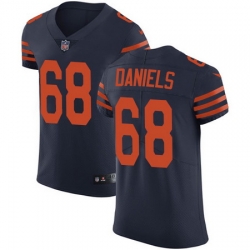 Nike Bears #68 James Daniels Navy Blue Alternate Mens Stitched NFL Vapor Untouchable Elite Jersey