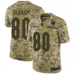 Nike Bears 80 Jimmy Graham Camo Men Stitched NFL Limited 2018 Salute To Service Jersey