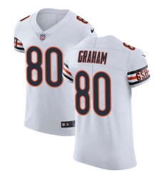 Nike Bears 80 Jimmy Graham White Men Stitched NFL New Elite Jersey