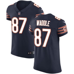 Nike Bears #87 Tom Waddle Navy Blue Team Color Mens Stitched NFL Vapor Untouchable Elite Jersey