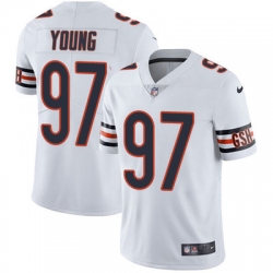 Nike Bears #97 Willie Young White Mens Stitched NFL Vapor Untouchable Limited Jersey