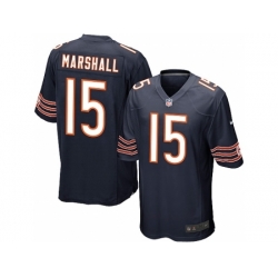 Nike Chicago Bears 15 Brandon Marshall Game blue NFL Jersey