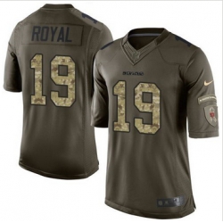 Nike Chicago Bears #19 Eddie Royal Green Men 27s Stitched NFL Limited Salute to Service Jersey