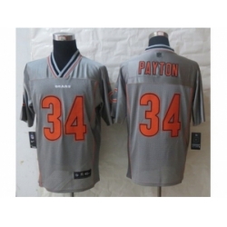 Nike Chicago Bears 34 Walter Payton Grey Elite Vapor NFL Jersey