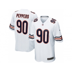 Nike Chicago Bears 90 Julius Peppers White Game NFL Jersey