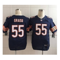 nike nfl jerseys chicago bears 55 grasu blue[Elite][grasu]