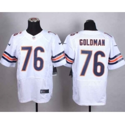 nike nfl jerseys chicago bears 76 goldman white[Elite]