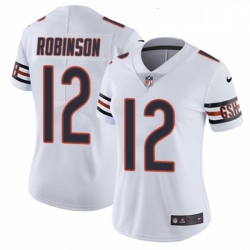 Womens Nike Chicago Bears 12 Allen Robinson White Vapor Untouchable Elite Player NFL Jersey